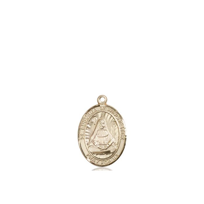 St. Edburga of Winchester Medium Pendant