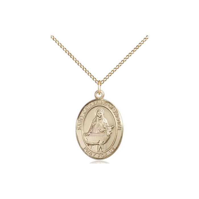 St. Catherine of Sweden Medium Pendant
