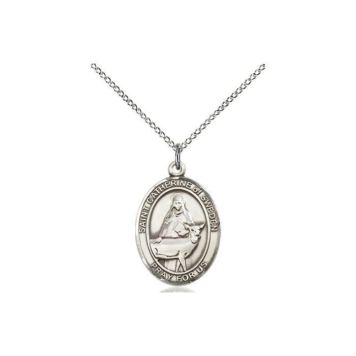 St. Catherine of Sweden Medium Pendant