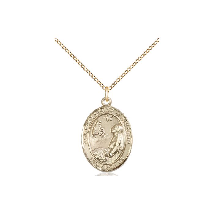 St. Catherine of Bologna Medium Pendant