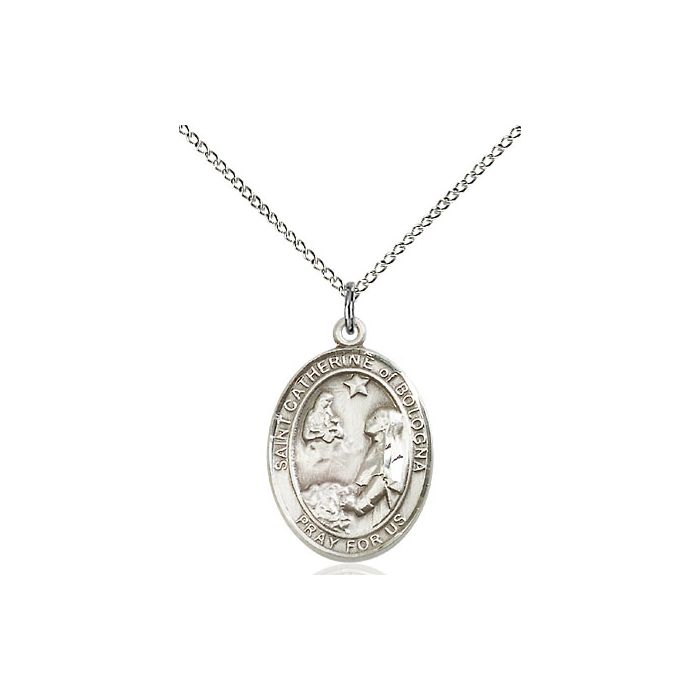 St. Catherine of Bologna Medium Pendant