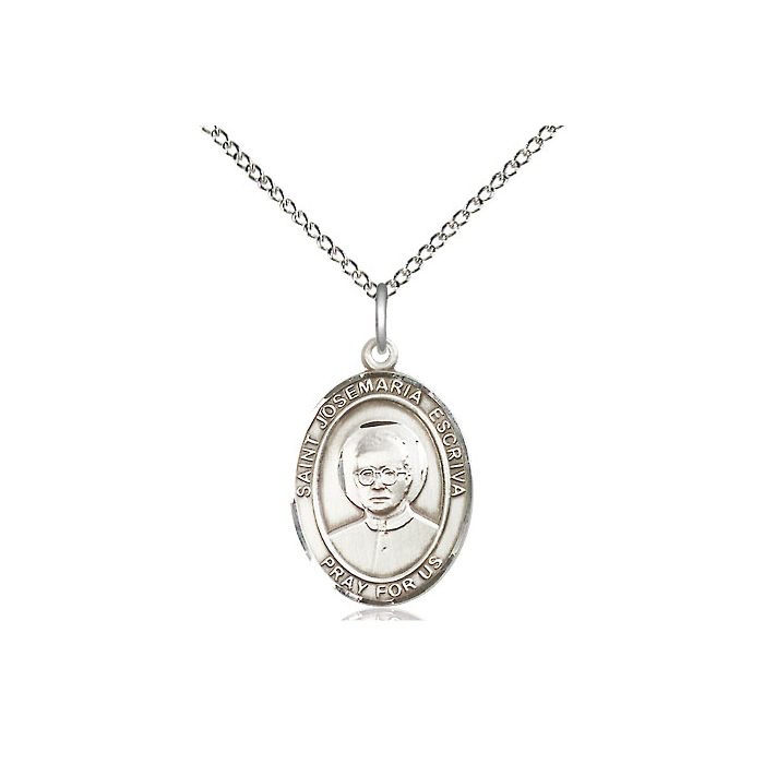 St. Josemaria Escriva Medium Pendant