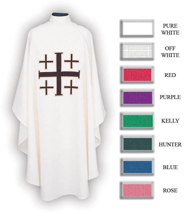 Chasuble with Jerusalem Cross