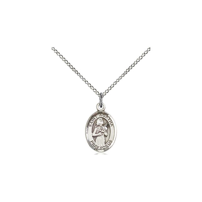 St. Agatha Small Pendant