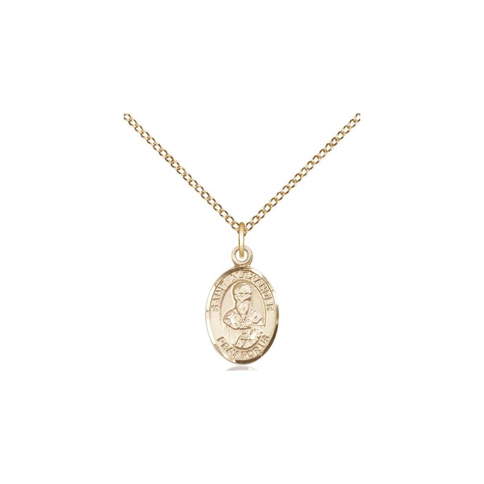 St. Alexander Constantinople Small Pendant