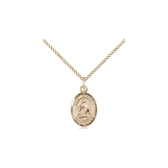 St. Charles Borromeo Small Pendant