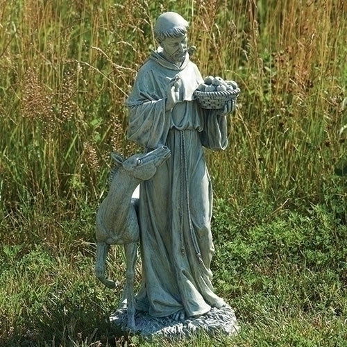 Saint Francis With Horse 26" Statue