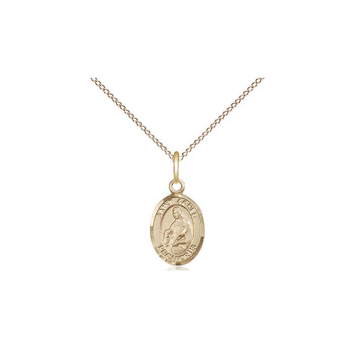 St. Agnes of Rome Small Pendant