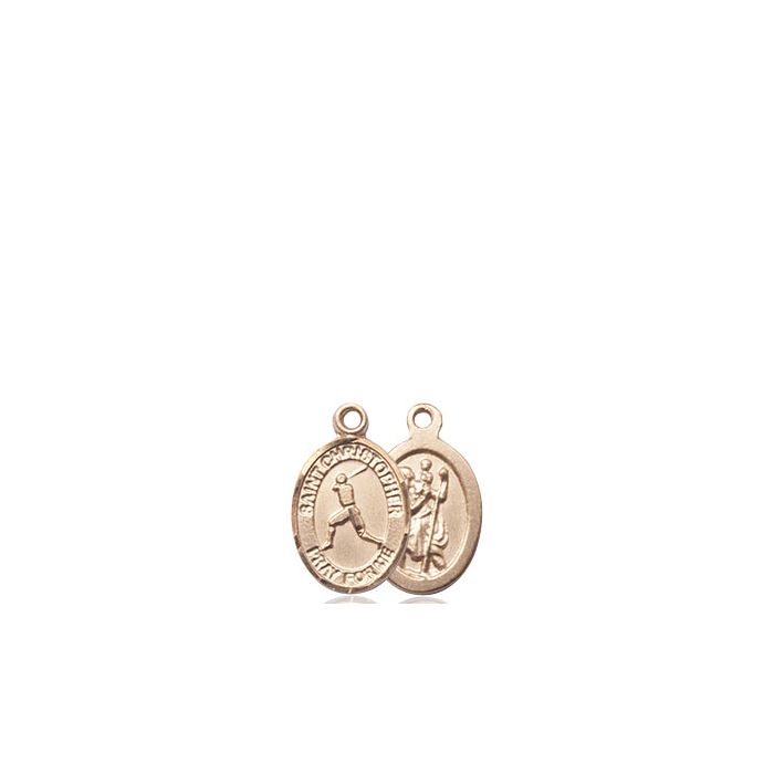 St. Christopher-Baseball Small Pendant