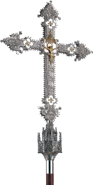 Gothic Processional Crucifix from Artistic Silver