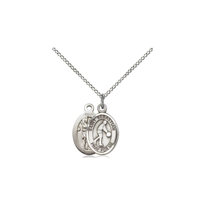 St. Sebastian-Basketball Small Pendant