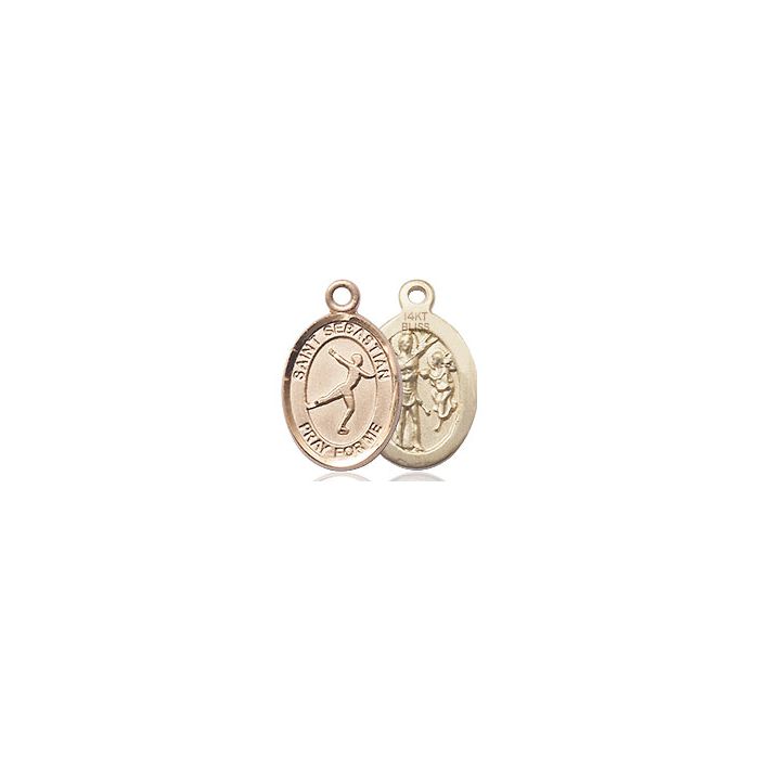 St. Sebastian-Figure Skating Small Pendant