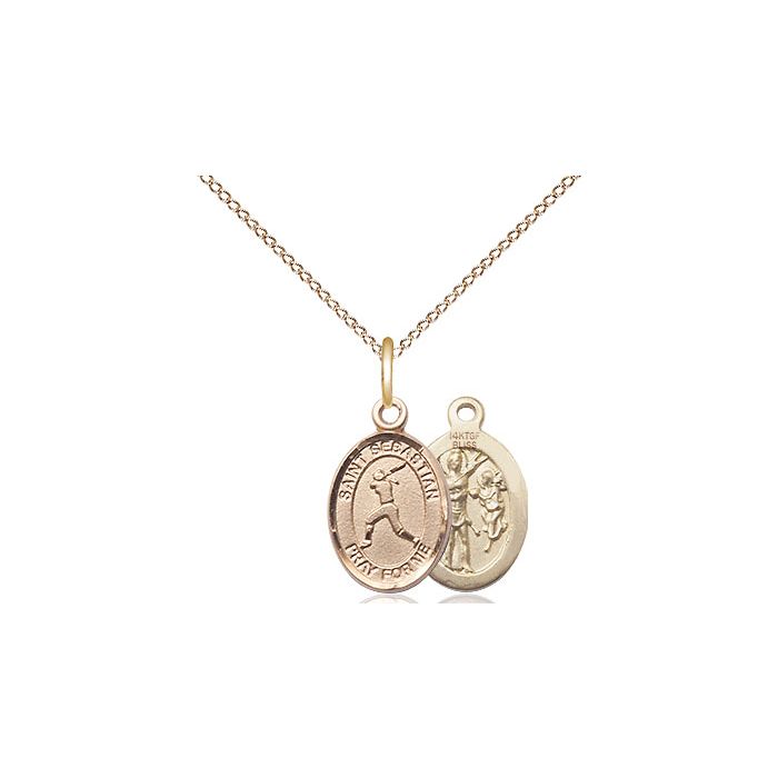 St. Sebastian - Softball Small Pendant