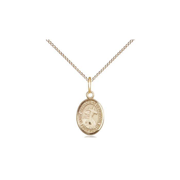 St. Bernard of Clairvaux Small Pendant
