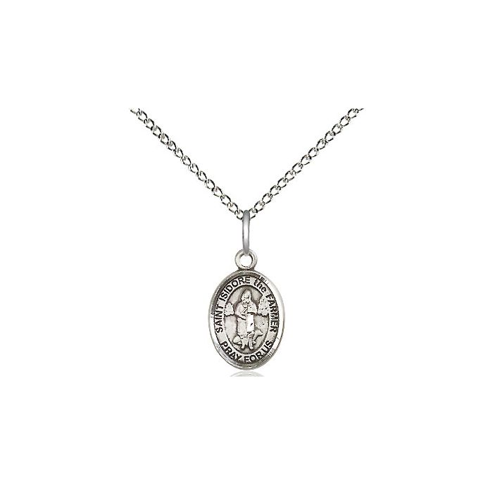 St. Isidore the Farmer Small Pendant