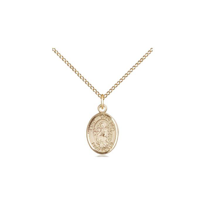 St. Christina the Astonishing Small Pendant