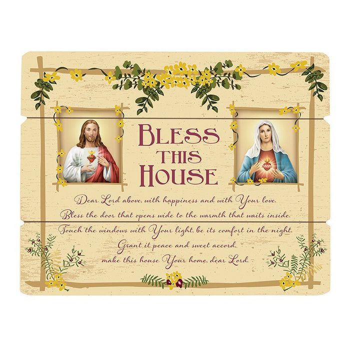 Bless This House Wood Pallet Sign