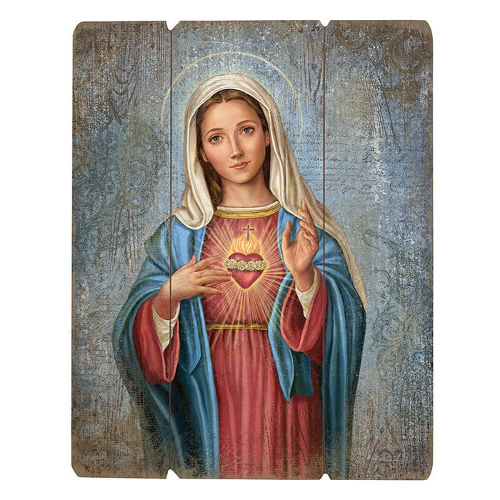 Adams:  Immaculate Heart Wood Pallet Sign
