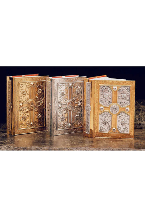 Classic Brass Heavy Tooled Book Cover