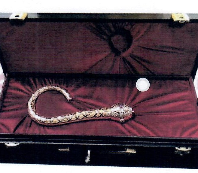 Artistic Silver Gothic Crozier