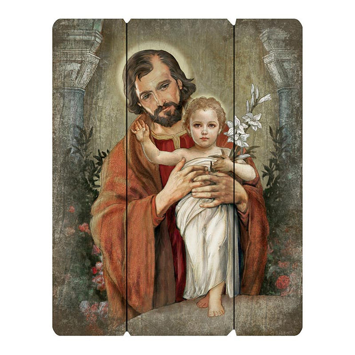 Saint Joseph Wood Pallet Sign