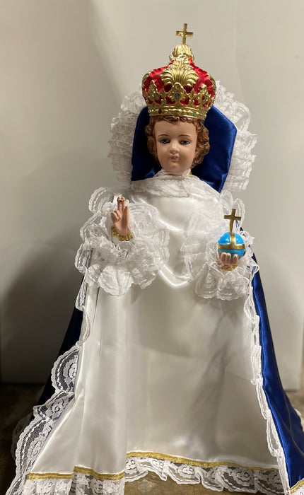 Infant of Prague Statue with Dress