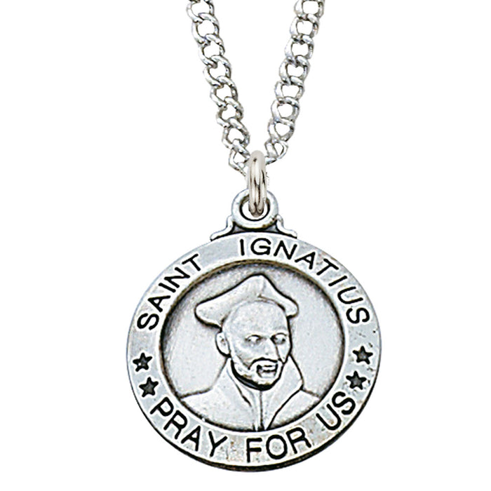Sterling Silver St. Ignatius Pendant