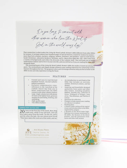 "Living The Word" Catholic Women's Bible