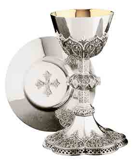 Silver Gothic Ciborium with Filigree