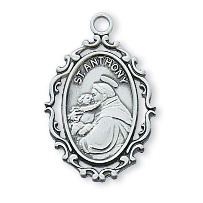 Sterling Silver St. Anthony Pendant