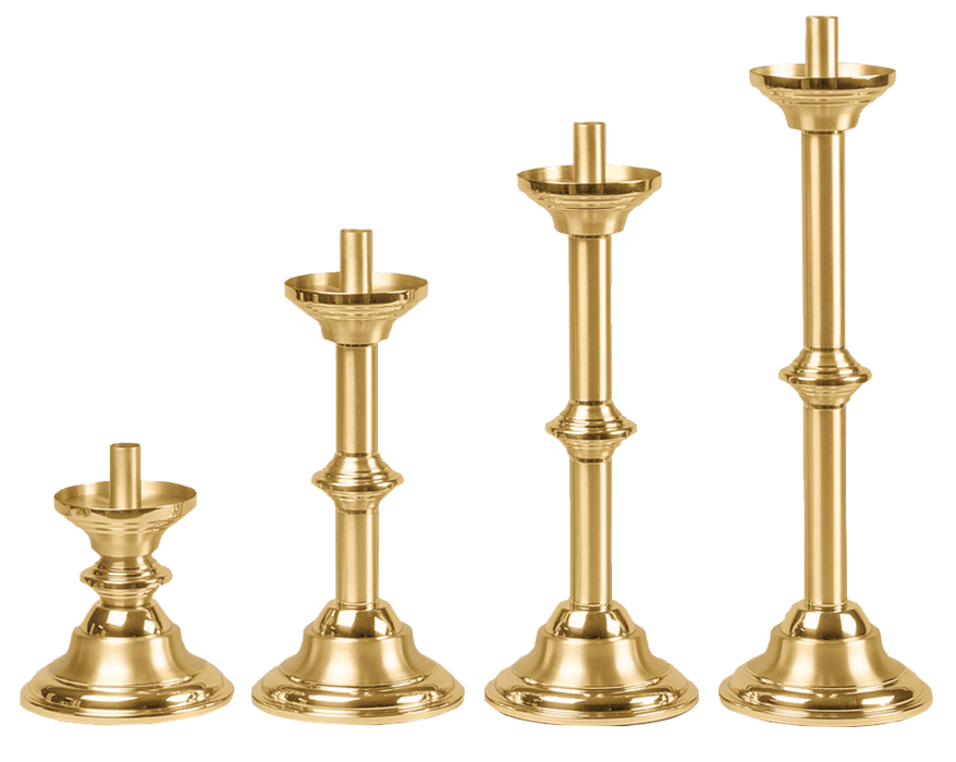 Brass Altar Candlesticks, Each