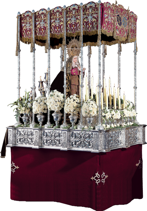 "Baroque " Silverplated Processional carriage