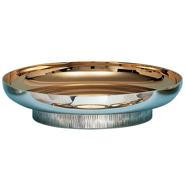 Silver-Plated Footed Bowl Paten