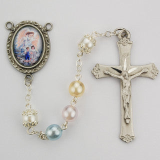 7MM GUARDIAN ANGEL ROSARY