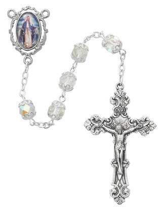 7MM CAPPED OUR LADY OF GRACE ROSARY