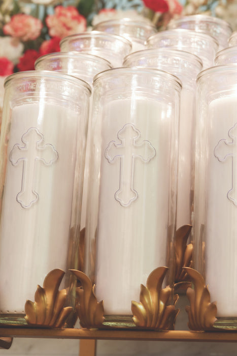 Root Candles 6-7 Day Renuelite Plastic Inserts for Devotional Candles/Sanctuary Lights