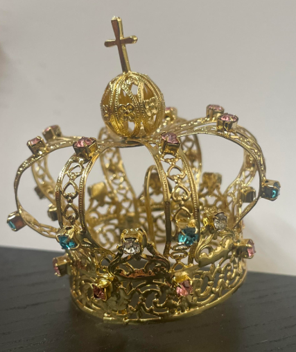 Infant of Prague Statue Replacement Filigree Crown