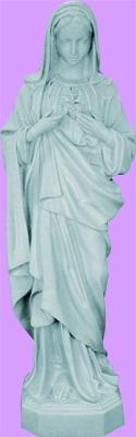 Immaculate Heart of Mary Statue 24" Outdoor
