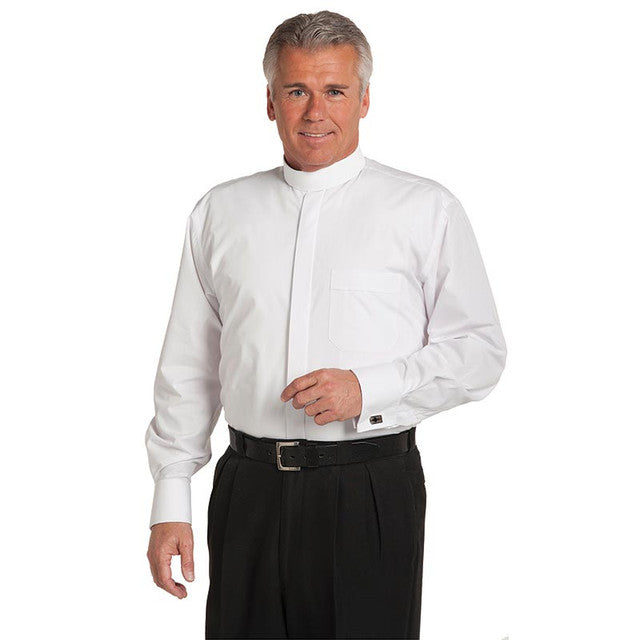 Murphy French Cuff Banded Collar Clergy Shirt