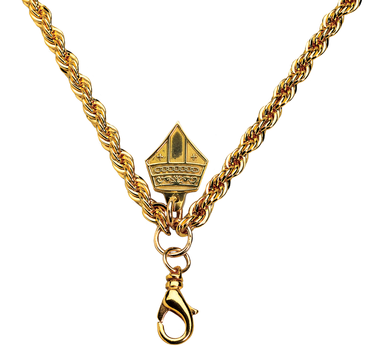 French Rope Style Chain French Rope Style Chain – Brass with Gold or Rhodium Plating – 48 In ...