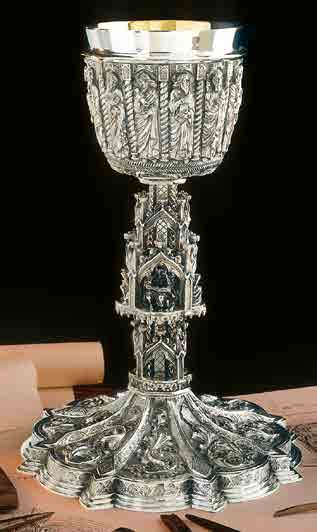 Sterling Silver John Paul II Gothic Ciborium