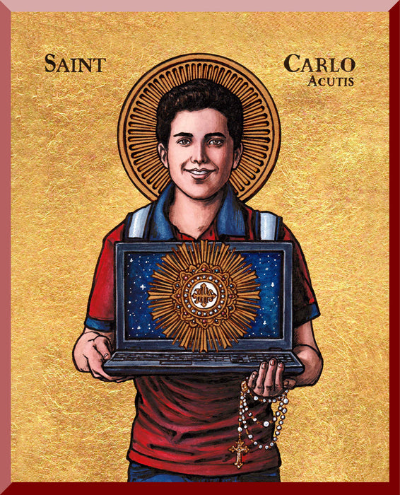 Saint Carlo Acutis Wall Plaque