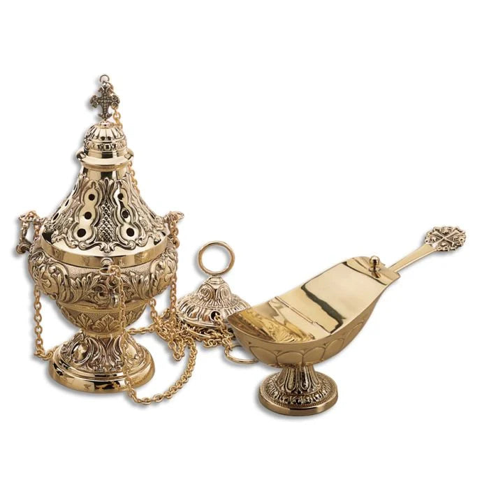 Gothic Censer, Boat and Spoon