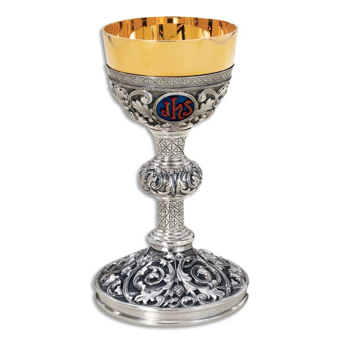 Baroque Chalice and Scale Paten with Ring