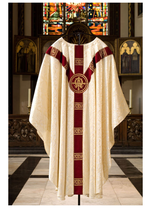 Chasuble Alpha Omega Tudor Rose