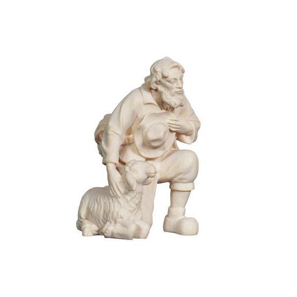 Kostner Shepherd Kneeling With Sheep