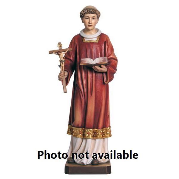 St. Aloysius Wood Carve Statue
