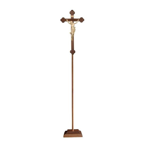 Processional Crucifix Leonardo Cross Baroque Stained