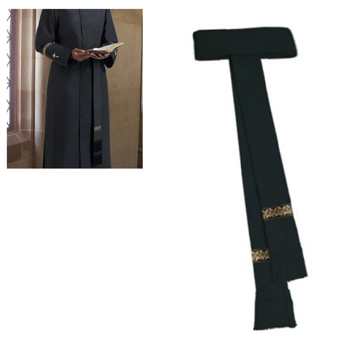 Murphy "Bristol" Band Cincture with Gold Metallic Trim