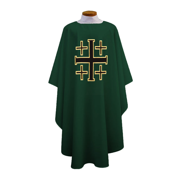 Chasuble with Jerusalem Cross